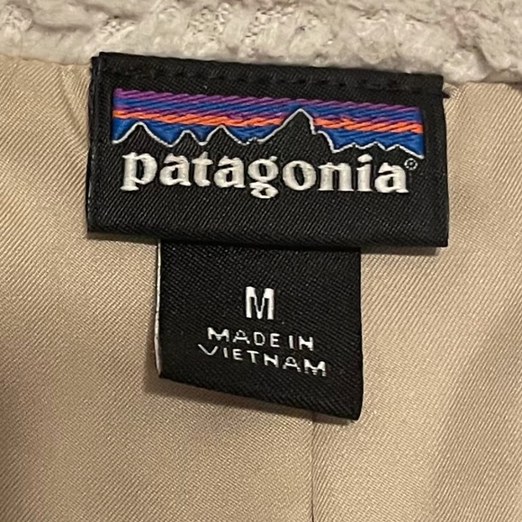 Patagonia Shearling Teddy Mock Neck Zip Front Jacket Size M - Picture 5 of 7